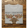thumbnail image 5 of Old Glory Mens Christmas Merry ChristMoose Moose Long Sleeve Sweatshirt, 5 of 6