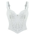 thumbnail image 4 of Angala Lace Underwire Bustier Top With Waist Cincher For Shaping Corset Style Crop Top Stylish Beautiful Shapers, 4 of 4