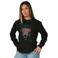 thumbnail image 5 of Cute Arizona Cowgirl Southwest Pride Women's Long Sleeve T Shirt Brisco Brands S, 5 of 6