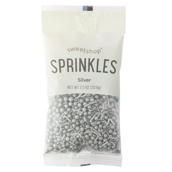 Sweetshop Silver Sprinkle Mix, 2.5oz - Dessert Sprinkles & Decorations