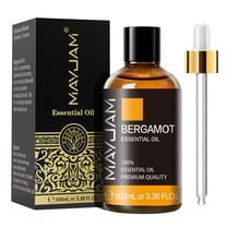 3.38 Fl Oz Bergamot Essential Oils for Hair, Skin, Diffuser, Soap Making, Baths