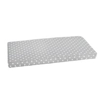 Sorra Home Grey Dots Indoor/Outdoor Bench Cushion, Corded