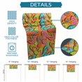 thumbnail image 6 of Watercolor Flip Flop Table Runner 72 Inches, Summer Coastal Beach Slippers Bed Runner Dresser Scarves Tabletop for Indoor Outdoor Parties/Ceremony/Banquet, 16" x 72", 6 of 9