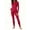 Red 1 set, variant on Womens Winter Thermal Warm Soft Comfortable Suit Women's Sets M/L/XL