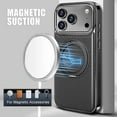 thumbnail image 2 of Case For IPhone 17 Pro Max/17 Pro/17 Air/17, Luxury Leather Case Slim Kickstand Cover Magnetic Wireless Charging Shell, 2 of 7