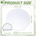 thumbnail image 2 of Uxcell 6 Pack 10 Inch Mirror Centerpieces for Tables, Round Mirrors for Centerpieces Self Adhesive Acrylic for Wedding, Silver, 2 of 7