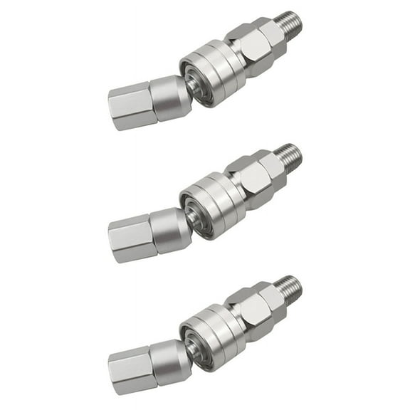 3X Airless Straight Hose Swivel Connector Universal 360 Quick Joint Fittings Air Hose Quick Coupler Airless Paint