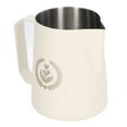 thumbnail image 1 of Milk Frothing Pitcher, Frother Cup 450ml Capacity Narrow  Stainless Steel With Handle For Office White, 1 of 8
