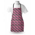 thumbnail image 3 of Pink Zebra Apron Zebras Pattern Wild Animal Hippie Indie Stylized Tropical Tones Pastel, Unisex Kitchen Bib Apron with Adjustable Neck for Cooking Baking Gardening, White Black Pink, by Ambesonne, 3 of 3