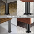 thumbnail image 4 of 2pcs Furniture Legs Adjustable Bed Legs Furniture Support Feet Cabinet Table Legs Feet, 4 of 4