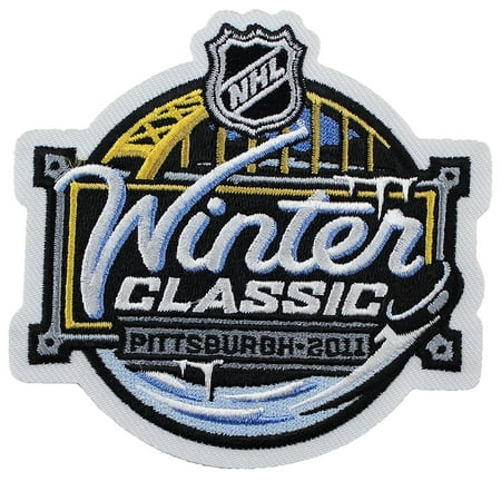 2011 NHL Winter Classic Game Logo Jersey Patch (Pittsburgh Penguins vs. Washington Capitals), Ships same day if purchased by 3pm CST Mon-Fri By Patch