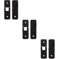 thumbnail image 6 of 3 PCS Door Locks Punch-free Door Buckle 8X5.2CM Black, 6 of 8