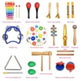 thumbnail image 4 of DEBGFS Ensemble de 20X Instruments de Musique en Bois Jouets Instrument de Percussion Jouets pour Cadeau, 4 of 11