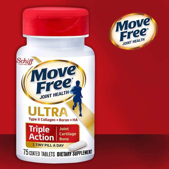 Schiff Move Free Ultra Triple Action Joint Supplement, 75 Tablets