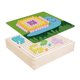 thumbnail image 1 of Juguete de tablero de madera de setas, educativo temprano, cultivar la imaginación, setas coloridas, juego de mesa de madera, jardín, 1 of 5