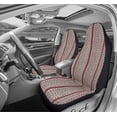 thumbnail image 2 of West Coast Auto Baja Blanket Bucket Seat Cover for Car, Truck, Van, SUV - Compatible (2PCS Red), 2 of 12