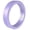 Pearlized Lavender Smooth, variant on Women's Stackable Rubber Silicone Ring - Pearlized Lavender Smooth Ring Size 08