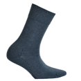 thumbnail image 3 of Hudson 2 pares de calcetines de mujer, medias de algodón Relax, cinturilla Comfort, Unicolor Marina Melange 39-42, 3 of 3