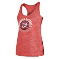 thumbnail image 2 of Women's New Era Red Washington Nationals Active Racerback Tank Top, 2 of 3
