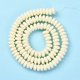 thumbnail image 2 of 1Strand Handmade Polymer Clay Beads Strands for DIY Jewelry Crafts Supplies Flat Round Beige 6~7x3mm Hole: 1.5mm about 113~116pcs/strand 15.55 inch~16.14 inch, 2 of 7