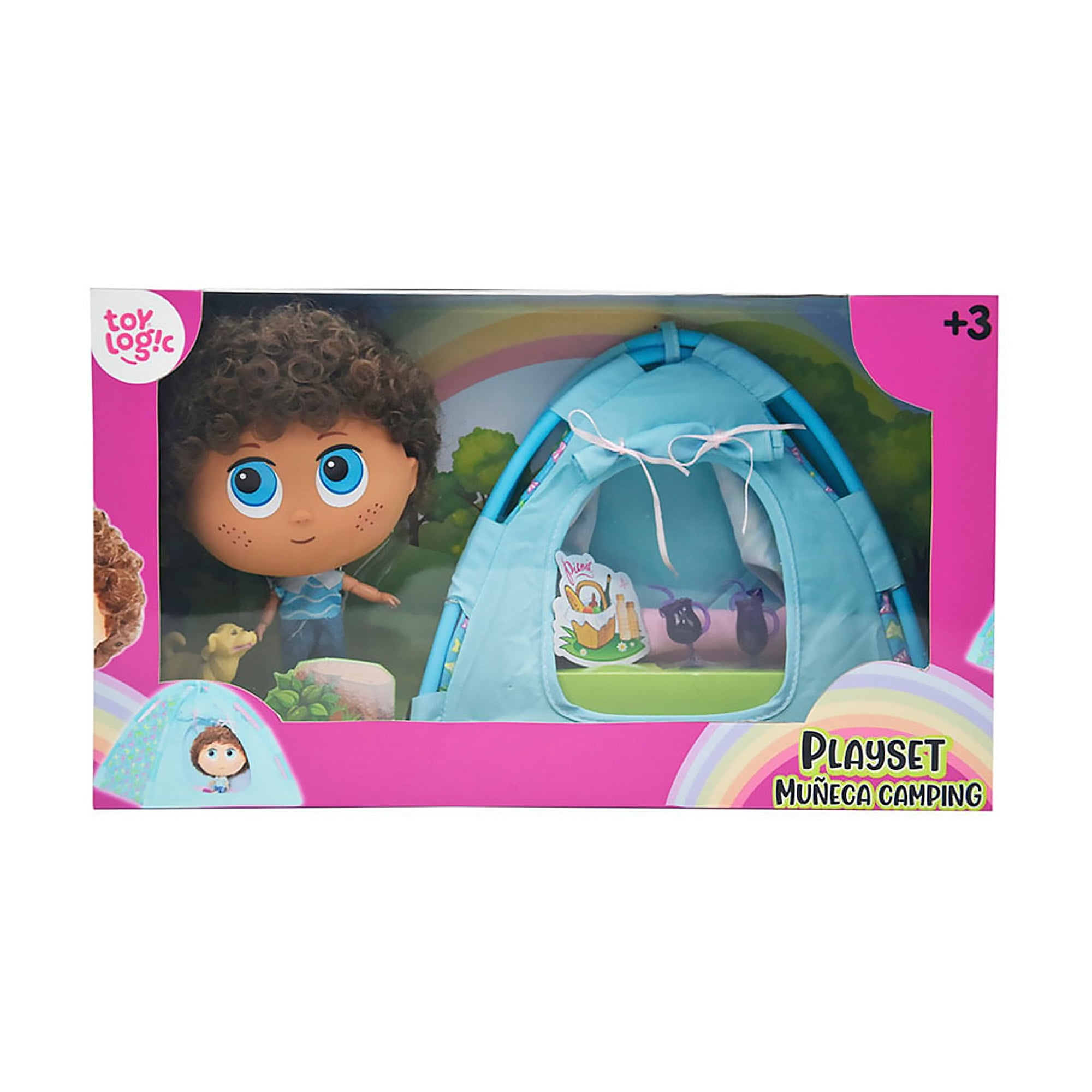 SET DE MUÑECA KAIBIBI-CAMPING/ JUEGO PARA NIÑOS DE AÑOS