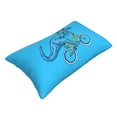 thumbnail image 3 of Kll Fun Riding Dinosaur Pillow Covers Envelope Closure,Super Soft And Cozy Fuzzy Fleece Pillow Case Cover 20"X30", 3 of 9
