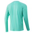 thumbnail image 2 of Huk Men's Pursuit Vented Long Sleeve Performance Shirts (Electric Green, XX-Large), 2 of 2