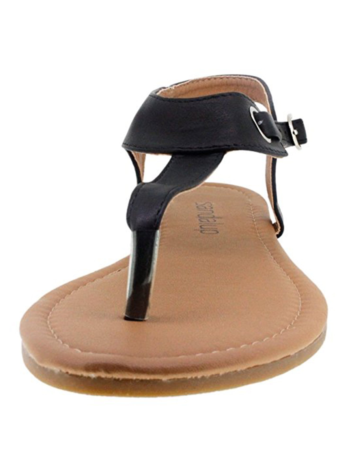 JuJu Womens Maxi Jelly Sandals - Black Womens Footwear 