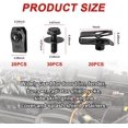 thumbnail image 2 of Yazoeia 70 PCS Engine Under Cover Splash Shield Guard Body Bolts, Universal Bumper Fender Liner Push Retainer Fastener Rivet Clips and Extruded U-Nuts Kit, Compatible with Most Cars CJC912-114784, 2 of 6