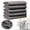 Grey, variant on Clearance Under $5 | Microfiber Cleaning Cloths 5-Pack - Lint-Free & Scratch-Free Towels for Glass, Screens, Car, Kitchen - Black