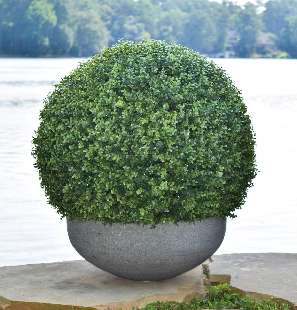 Artificial Topiary Ball Boxwood Sphere Faux Tree Plant Wedding Party Outdoor 19" 