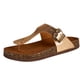 thumbnail image 1 of Huarache Mujer CASTALIA 139-40 Oro Rosado Hebilla Ajustable, 1 of 3