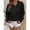 Black, variant on Babysbule Women's Fashion Sweater Fashion Women's Casual Essential Fashion V-Neck Solid Color Long Sleeve Tops Blouse