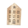 thumbnail image 2 of Casa resplandeciente de Navidad Casa de pueblo con nieve de Navidad Regalo de Navidad Navidad Estilo B, 2 of 9
