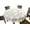 B-cream(round 70"), variant on White Lace Tablecloth Rectangular for Rectangle Table Crochet Lace Tablecloths Oblong 60"X104" for Kitchen Wedding Party Decoration