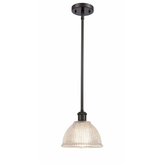516-1S-OB-G422-Innovations Lighting-Arietta - 1 Light Pendant Oil Rubbed Bronze Finish with Clear Glass
