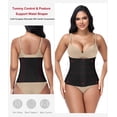 thumbnail image 2 of MANIFIQUE Seamless Waist Trainer for Women, Adjustable 3 Rows Hooks Tummy Control Waist Cincher, Anti-Roll Boned Shapewear Corset, Breathable Body Shaper for Daily Wear Postpartum, 2 of 6