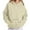 Khaki, variant on Yievot Hoodies for Women with Zipper Pocket Fleece Hooded Sweatshirts Oversized Pullover Long Sleeve Ladies Tops