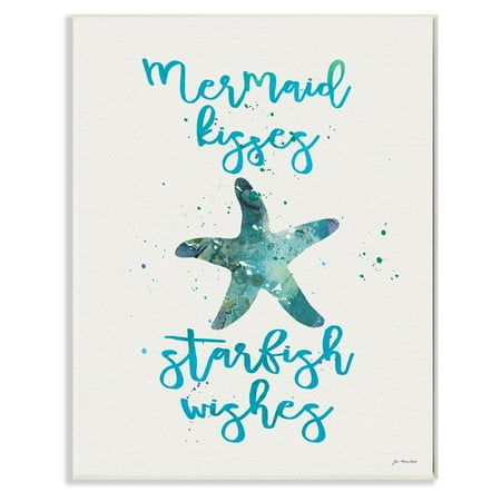 Download The Stupell Home Decor Collection Mermaid Kisses Starfish ...