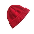 thumbnail image 2 of tredstone Bonnet Tricoté pour Hommes Adultes, Chapeau Court Hip Hop, Bonnet de Ski Rétro Chaud, 2 of 9