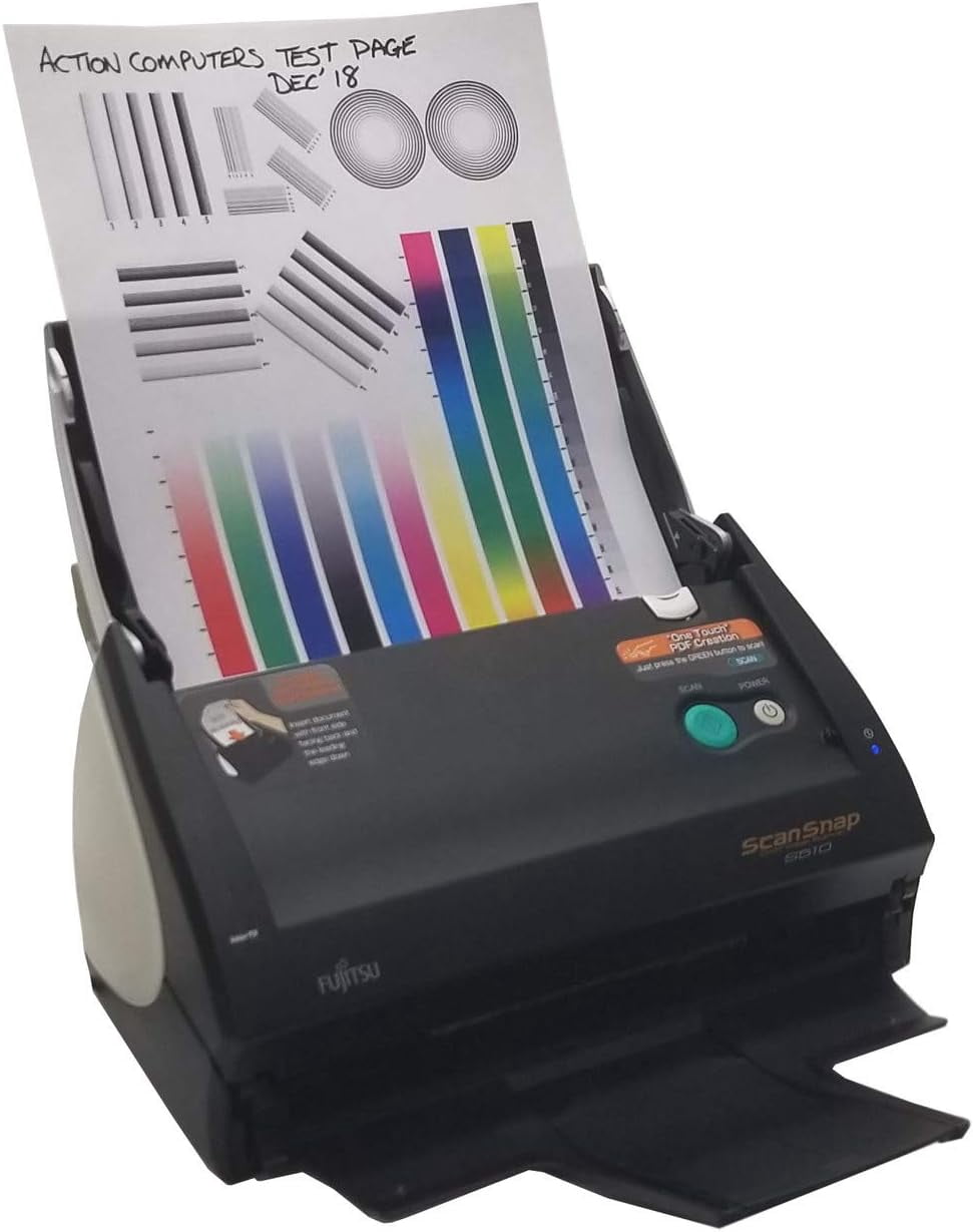 Fujitsu Scansnap Color Restored Fujitsu ScanSnap S510 Sheet-Fed Scanner – Color Duplex 18 PPM ...