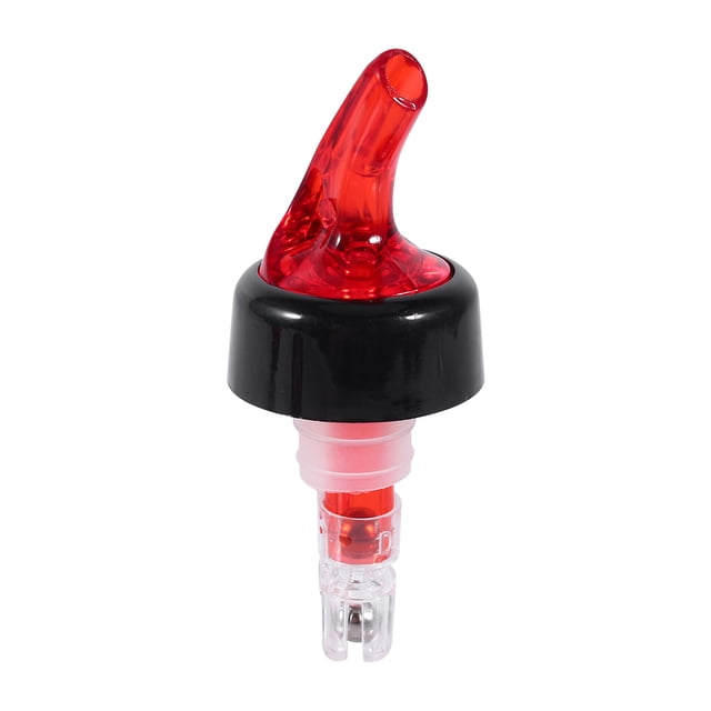Venta caliente Botella de plástico Vertedor 50 ml Bebida medidora Dispensador de licor de vino tinto Shot Red