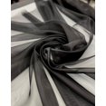 thumbnail image 4 of Sheer Organza Fabric by the Yard for Sewing Fashion Wedding Dress DIY Event Decorations, 60’’ Wide Sparkle Silky Crystal Organza Fabric (Black, 20 Yard), 4 of 5