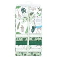 thumbnail image 2 of Hudson Baby Cotton Poly Flannel Receiving Blankets Bundle, Jungle, One Size, 2 of 3