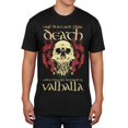 thumbnail image 1 of Viking Death Valhalla Black Adult Soft T-Shirt, 1 of 1