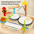 thumbnail image 4 of Baby Musical Instrument, Drum Educational Toddler Musical Instrument Early Learning Knocking Piano  for Children, 4 of 7