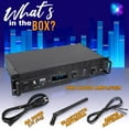 thumbnail image 7 of Pyle 2-Channel 2000W Bridgeable Rack Mount Pro Audio Sound Wireless Home Stereo Receiver Amplifier, 7 of 7
