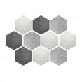 thumbnail image 6 of VIFERR Estilo Simple Impermeable Antideslizante Hexagonal Autoadhesivo azulejo de cerámica Pegatinas de Suelo de Pared decoración del hogar 10 Piezas, 6 of 8