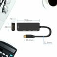 thumbnail image 5 of USB C Hub to HDMI Adapter 4 in 1 Type C to HDMI 4K Multiport Hub with 2 USB 3.0 Port and USB C Charging Port for MacBook, Chromebook Pixel, Dell XPS, HP, More, 5 of 7