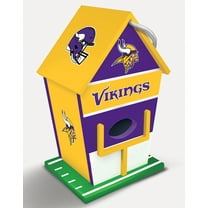 MasterPieces Officially Licensed NFL Minnesota Vikings outdoor wood birdhouse!